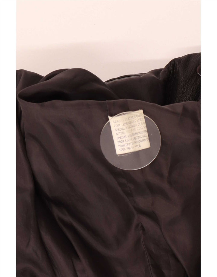 Jachetă de piele vintage pentru bărbați UK 42 XL maro