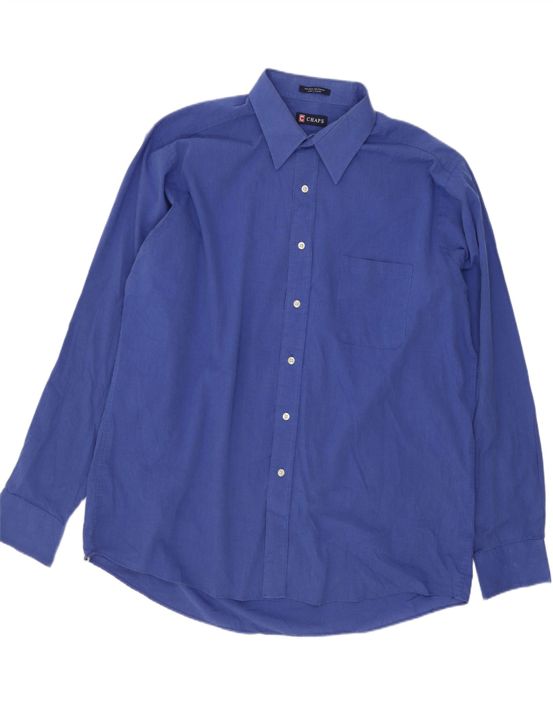 Cămașă pentru bărbați Chaps Mărimea 17 1/2 XL Bumbac albastru