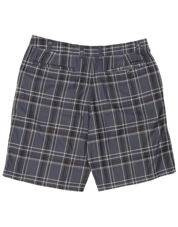 Pantaloni scurți chino pentru bărbați O'Neill W40 XL, poliester în carouri bleumarin