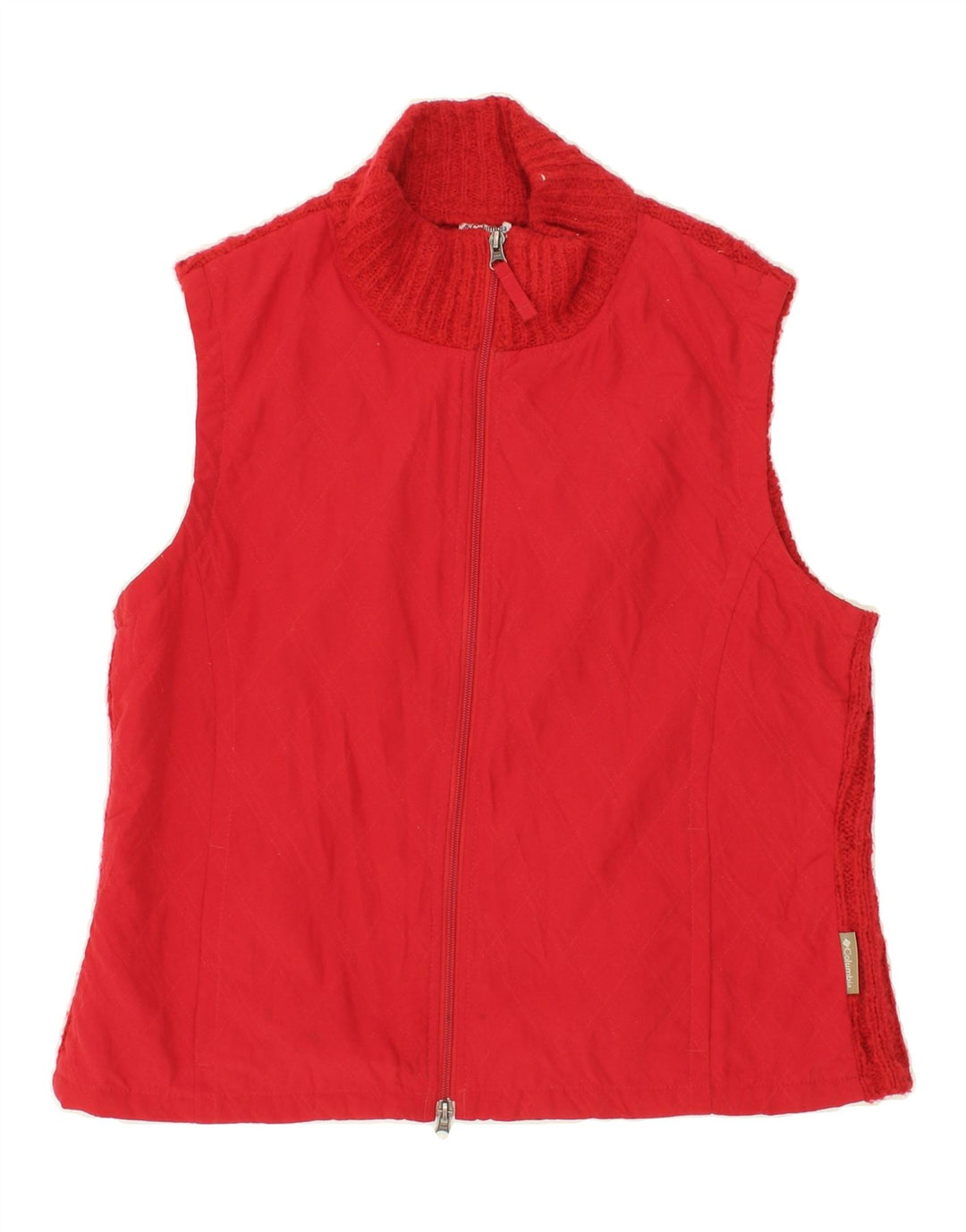 COLUMBIA Womens Gilet UK 18 XL Red Polyester Vintage Columbia and Second-Hand Columbia from Messina Hembry 
