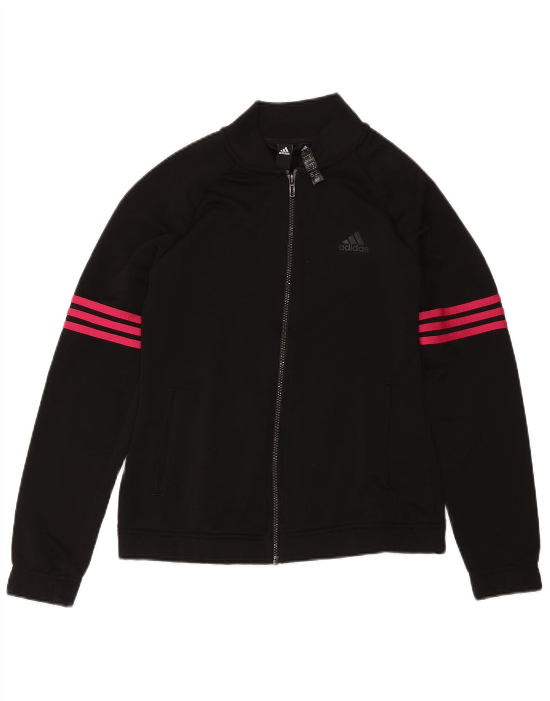 Jachetă de trening Adidas pentru femei UK 12/14 Poliester mediu negru
