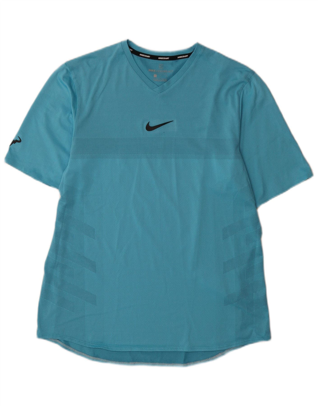 Tricou pentru bărbați Nike Dri Fit Top mare, albastru, poliester