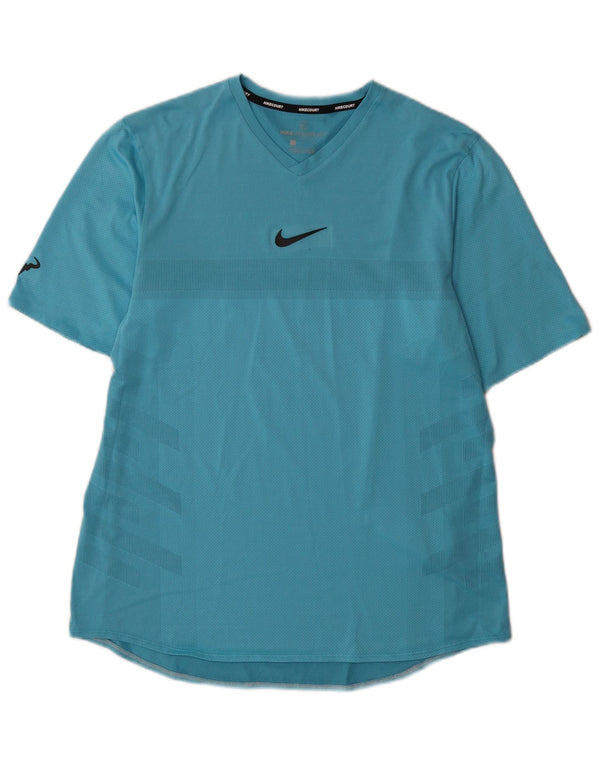 Tricou pentru bărbați Nike Dri Fit Top mare, albastru, poliester