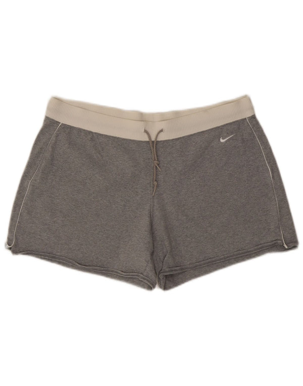 Pantaloni scurți sport Nike pentru femei Marea Britanie 16/18 XL, gri, bloc de culoare