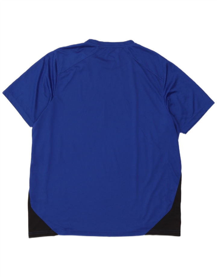 Tricou grafic pentru bărbați Reebok Top XL, albastru, poliester color bloc