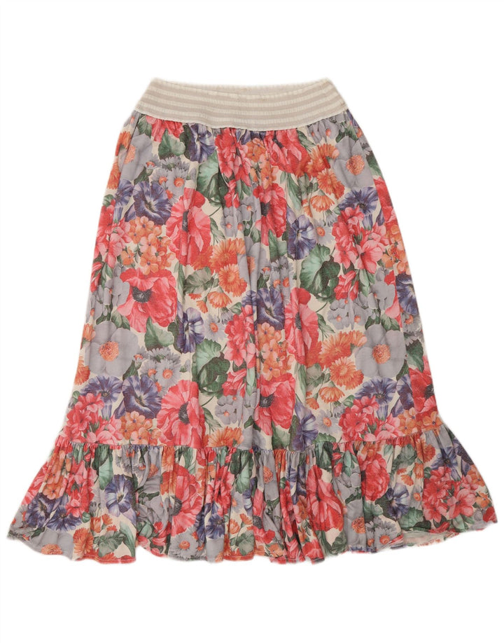 Fusta A-Line Femei Vintage W26 Mic Multicolor Floral