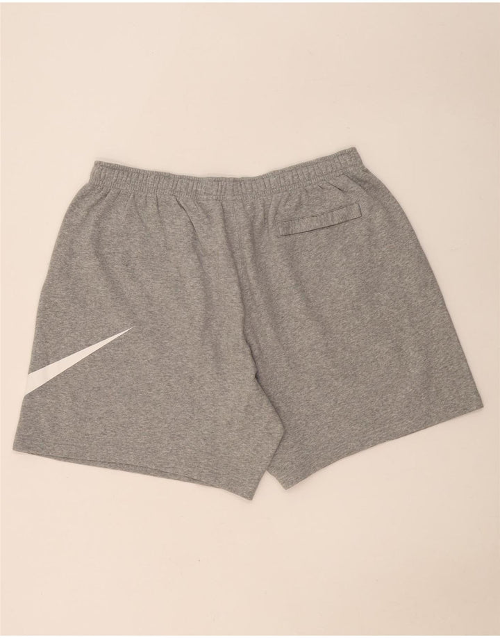 Pantaloni scurți sport grafic Nike pentru bărbați 3XL, bumbac gri