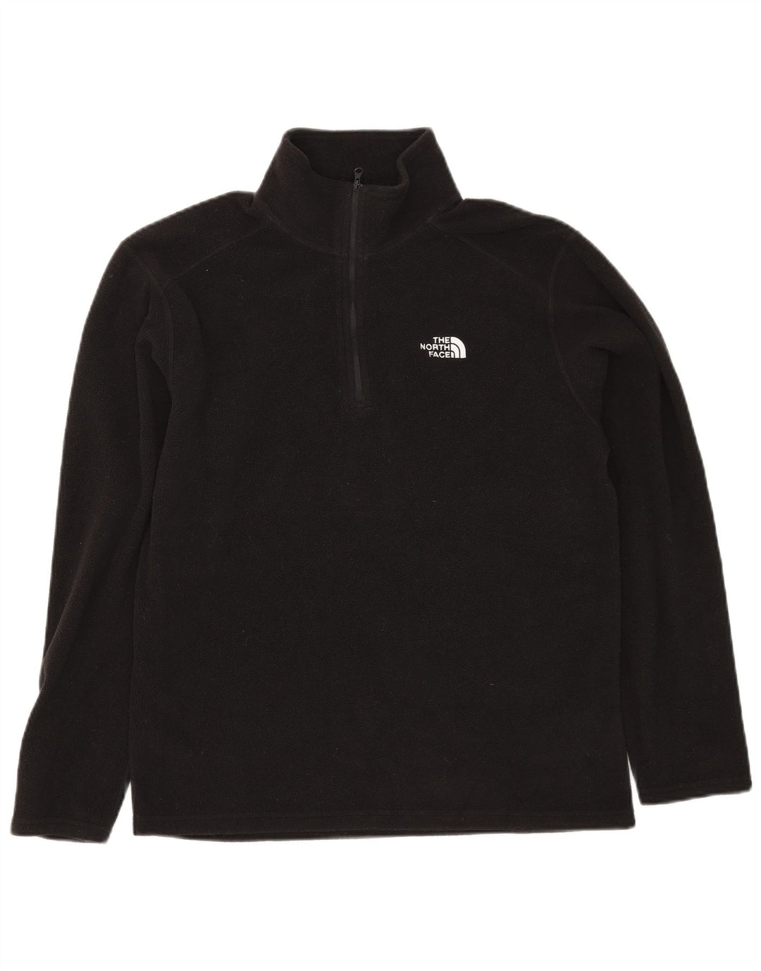 Jumper The North Face pentru bărbați, cu fermoar și gât, poliester mic, negru