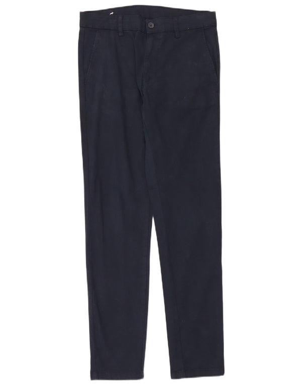 Pantaloni chino slim pentru bărbați Zara EU 38 Mici L30 L30 Bumbac bleumarin