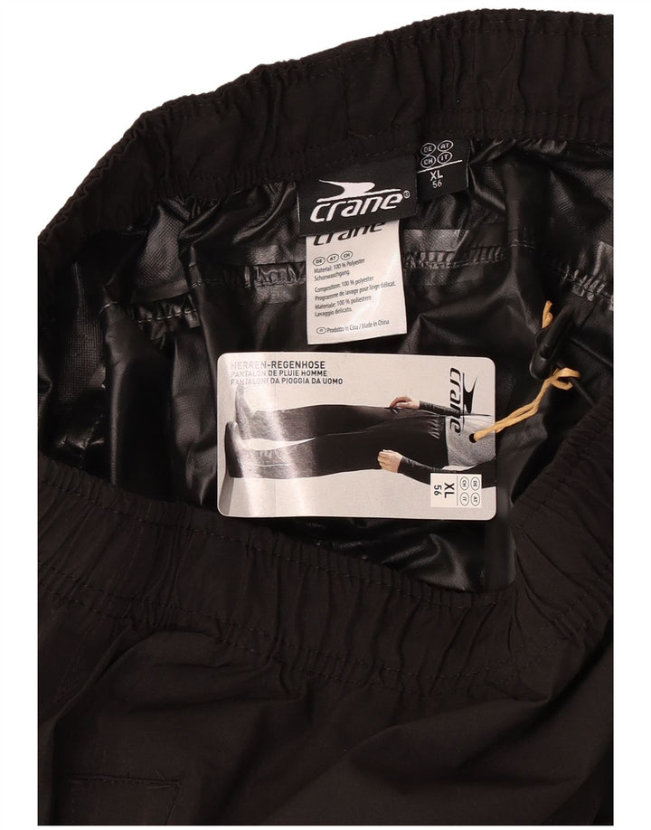 Pantaloni impermeabili pentru bărbați Crane XL poliester negru