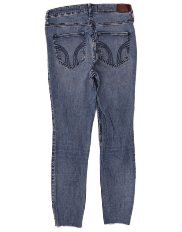 Blugi tăiați pentru femei Hollister cu talie înaltă US 5 Small W27 L25 Blue