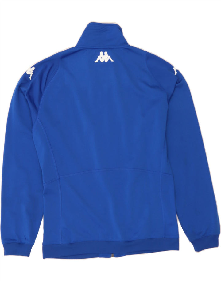KAPPA Boys Tracksuit Top Jacket 13-14 Years Blue Polyester Vintage Kappa and Second-Hand Kappa from Messina Hembry 
