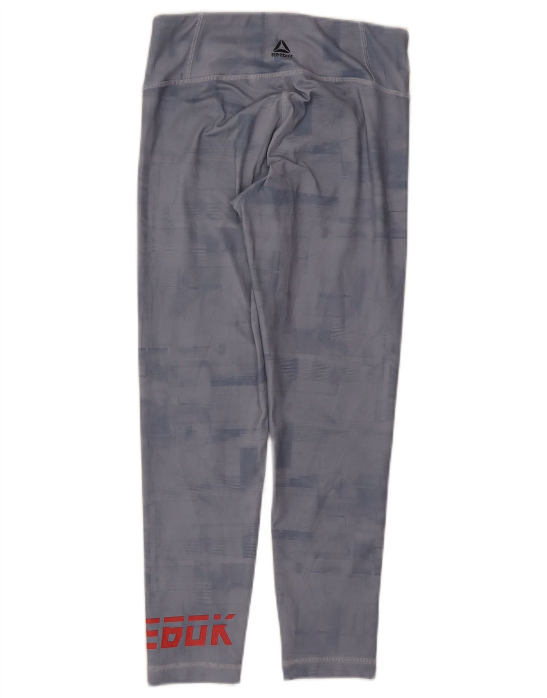 Leggings Reebok Graphic Crop pentru femei UK 8/10 Small Blue Poliester