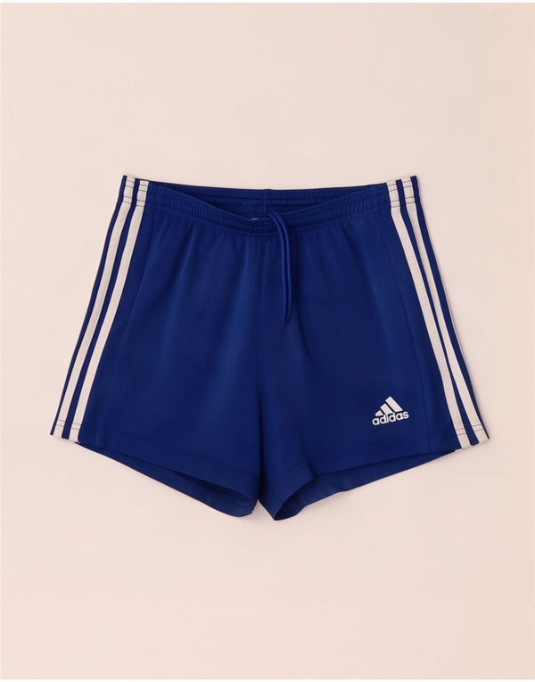 Pantaloni scurți Adidas Aeroready Sport pentru femei UK 8/10 Small Blue Poliester