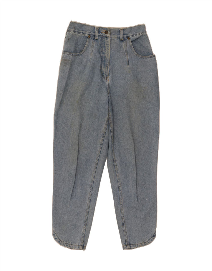 VINTAGE Womens Straight Jeans IT 42 Medium W28 L26 Blue Cotton Vintage Vintage and Second-Hand Vintage from Messina Hembry 