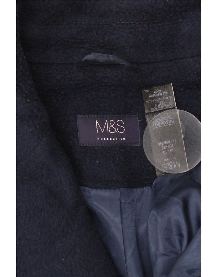 Pardesiu supradimensionat pentru femei Marks & Spencer UK 10 mic, poliester bleumarin
