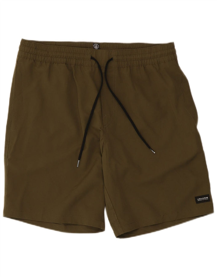 Pantaloni scurți de înot pentru bărbați Volcom Poliester kaki mari