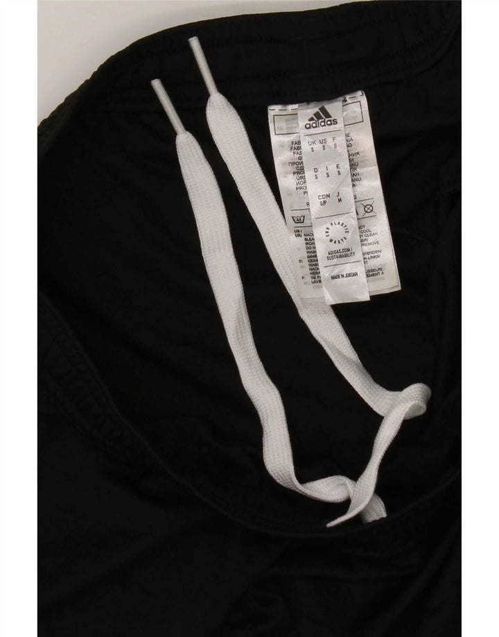 Pantaloni scurți sport pentru bărbați Adidas Aeroready Graphic, poliester negru mic