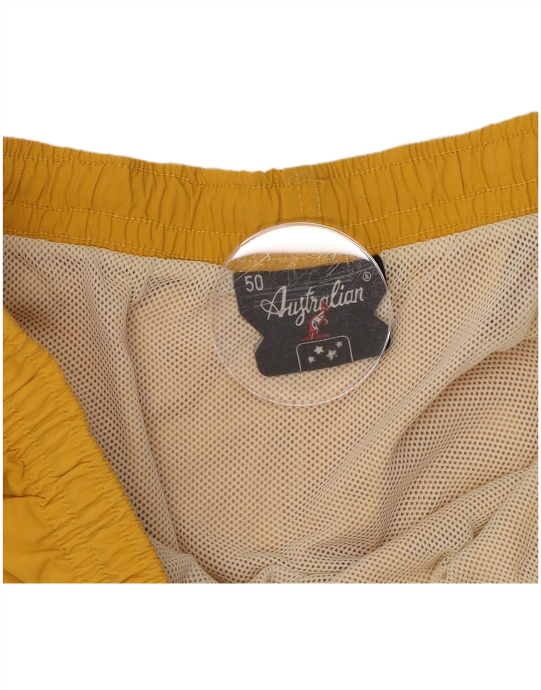 AUSTRALIAN L'ALPINA Pantaloni scurți de înot pentru bărbați IT 50 Poliamidă galbenă medie