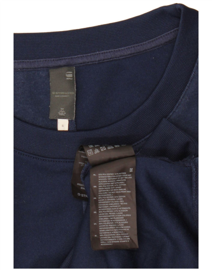 Tricou supradimensionat pentru femei G-Star Top UK 10 Small Bleumarin Poliester