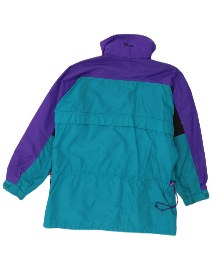 Jachetă de schi Columbia pentru femei supradimensionată UK 14 Medium Turcoaz Colorblock