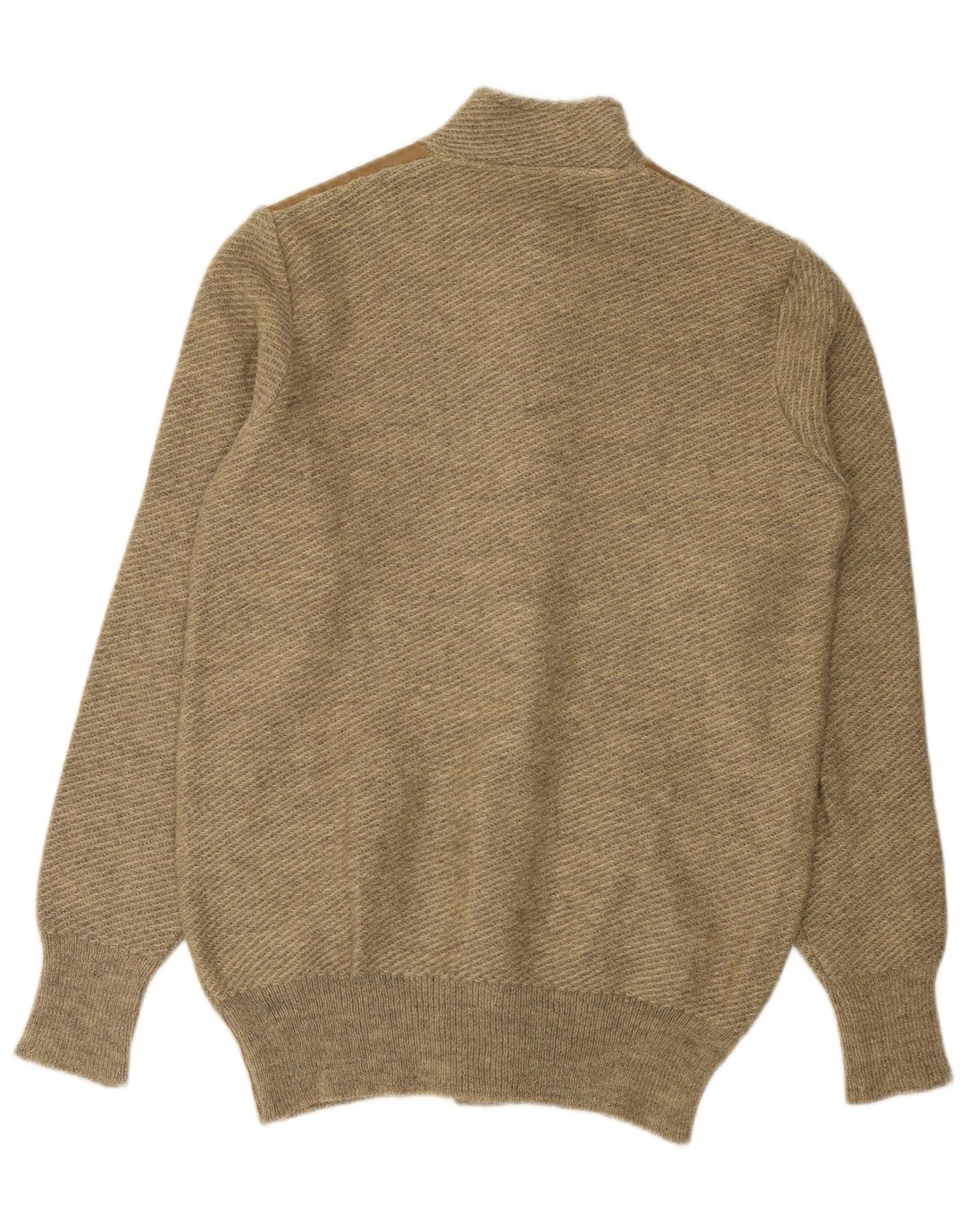 Pulover cardigan pentru bărbați VINTAGE Bej mediu