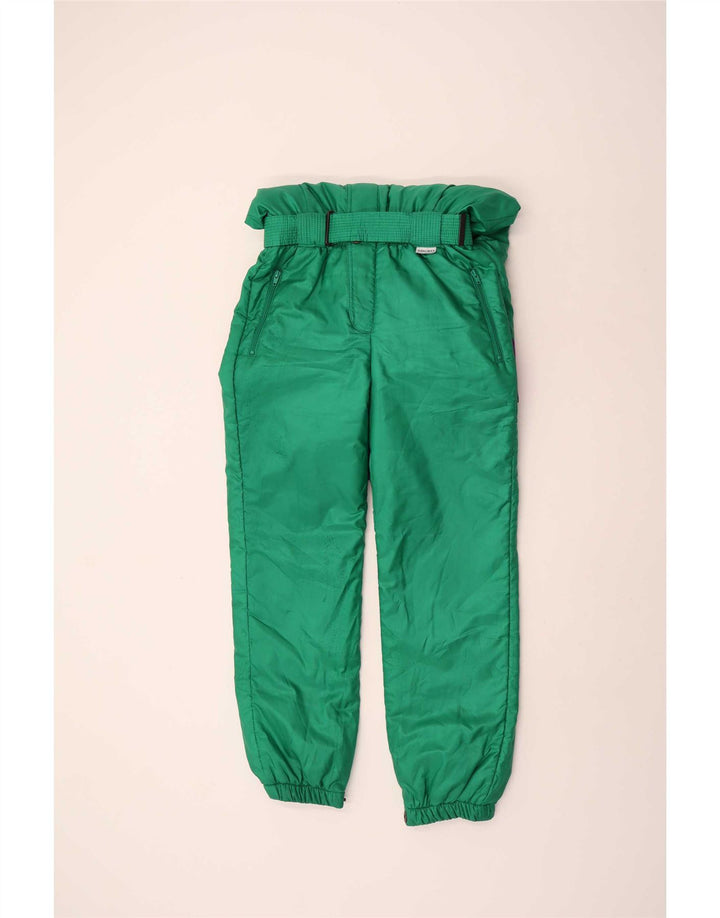 Salopetă de schi pentru femei Brugi IT 48 XL verde poliester color bloc retro