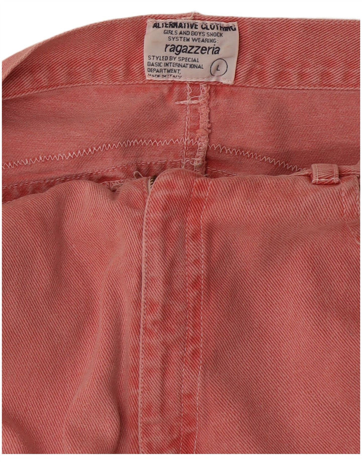 Blugi conici de damă vintage mari W32 L29 roz