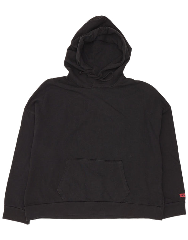 Pulover supradimensionat Levi's pentru bărbați, bumbac mic, negru
