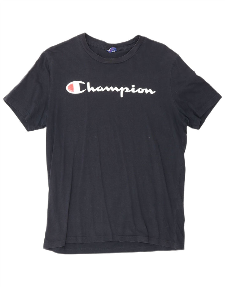 Tricou grafic pentru bărbați Champion Top Mediu Bleumarin