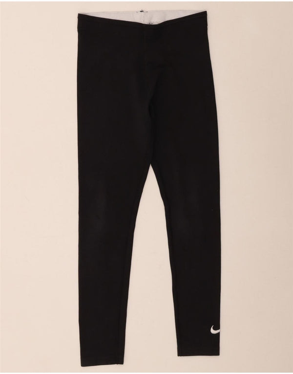 Leggings pentru fete Nike 13-14 ani XL bumbac negru