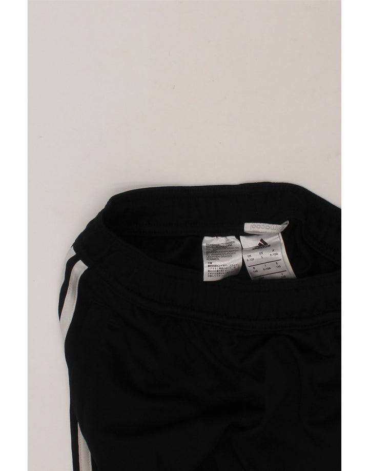 ADIDAS Boys Climacool Tracksuit Trousers 9-10 Years  Black Polyester Vintage Adidas and Second-Hand Adidas from Messina Hembry 