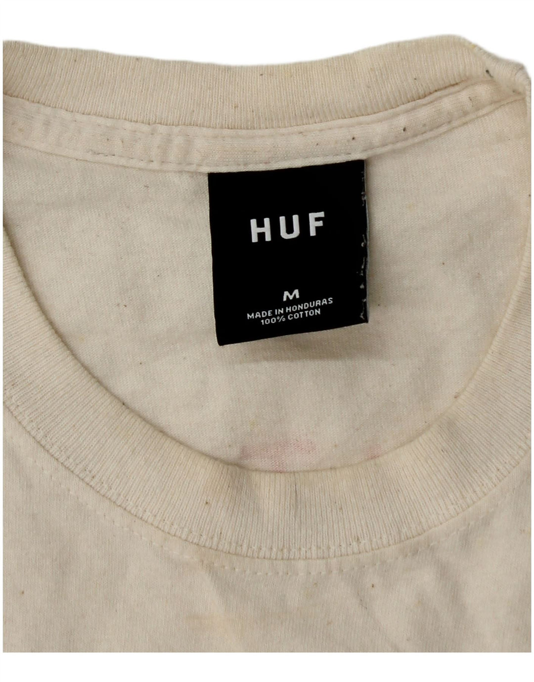 Tricou grafic HUF pentru bărbați Top, mediu, alb, bumbac