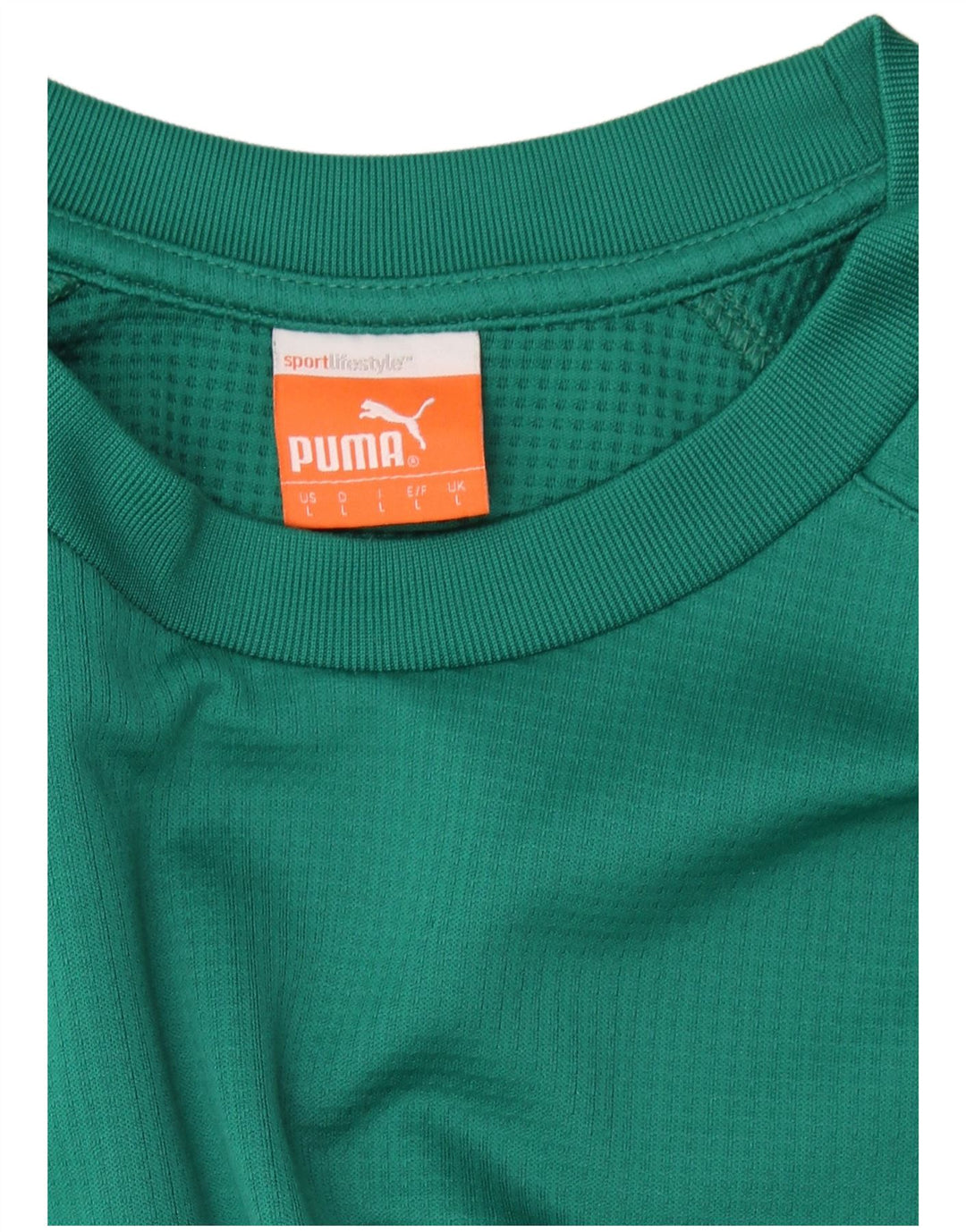 Pulover pentru bărbați PUMA Pulover mare verde, poliester color bloc