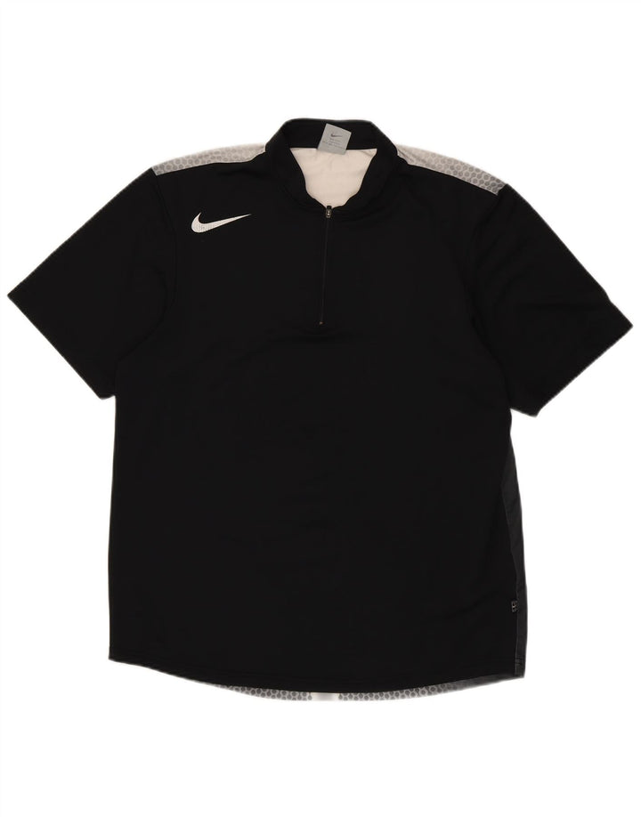 Tricou pentru bărbați NIKE Dri Fit Top UK 39/41 Medium Black Spot Poliester