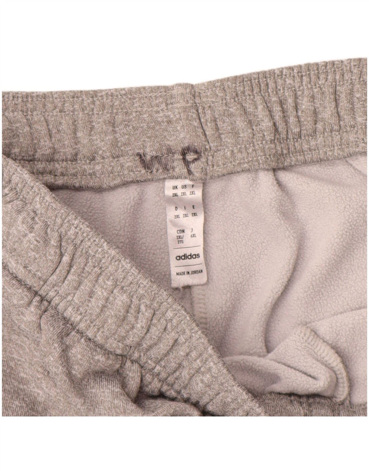 ADIDAS Mens Tracksuit Trousers 2XL  Grey Polyester