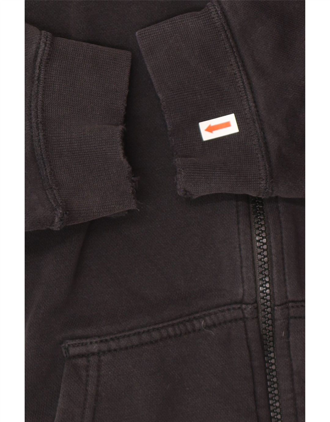 Pulover Nike pentru bărbați, cu fermoar, bumbac, negru