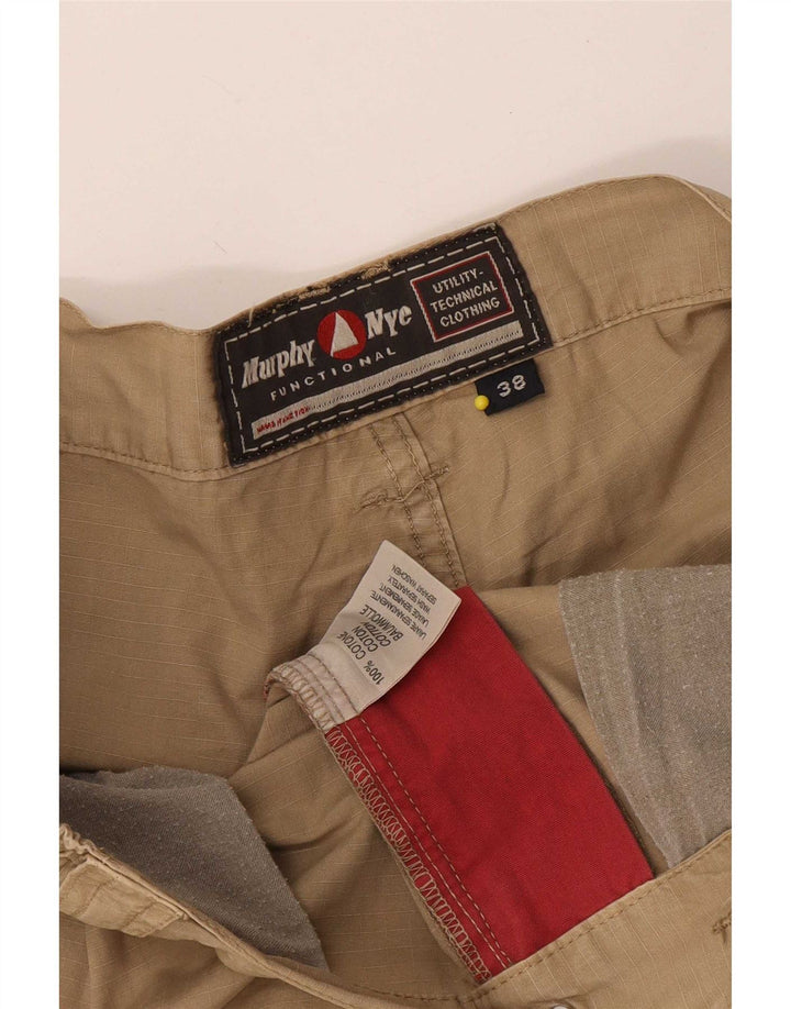 Pantaloni scurți cargo pentru bărbați Murphy & Nye W38 XL, bumbac bej