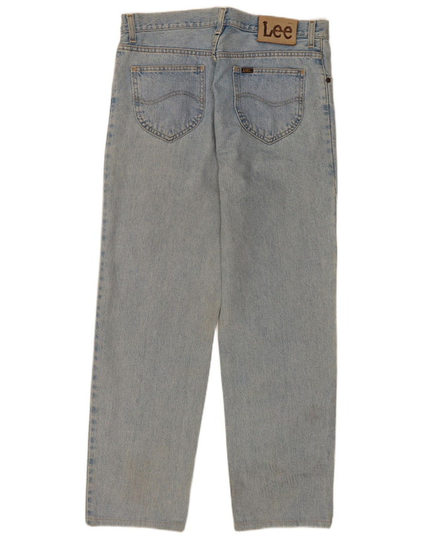 Blugi Lee Brooklyn Straight pentru bărbați W36 L30, bumbac albastru