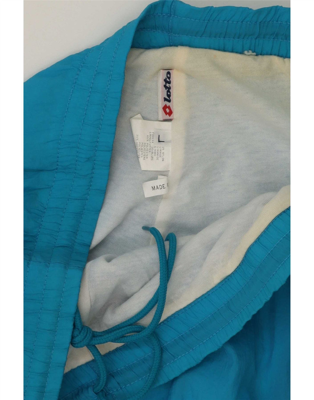 Pantaloni de trening pentru bărbați Lotto Joggeri mari, albastru, poliester