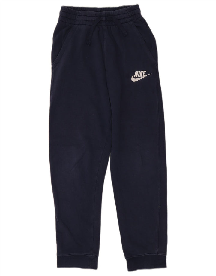 Pantaloni de trening NIKE Băieți Pantaloni de jogging 12-13 Ani Mare Bumbac bleumarin