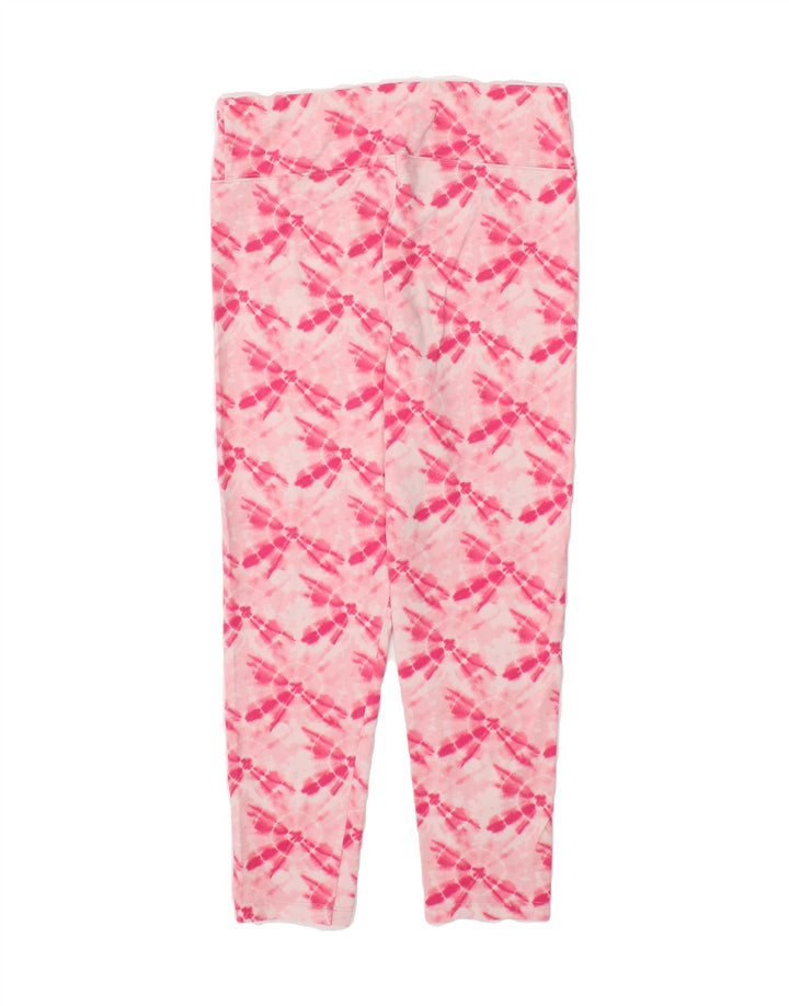 J. CREW Womens Abstract Pattern Leggings UK 12 Medium  Pink Cotton Vintage J. Crew and Second-Hand J. Crew from Messina Hembry 