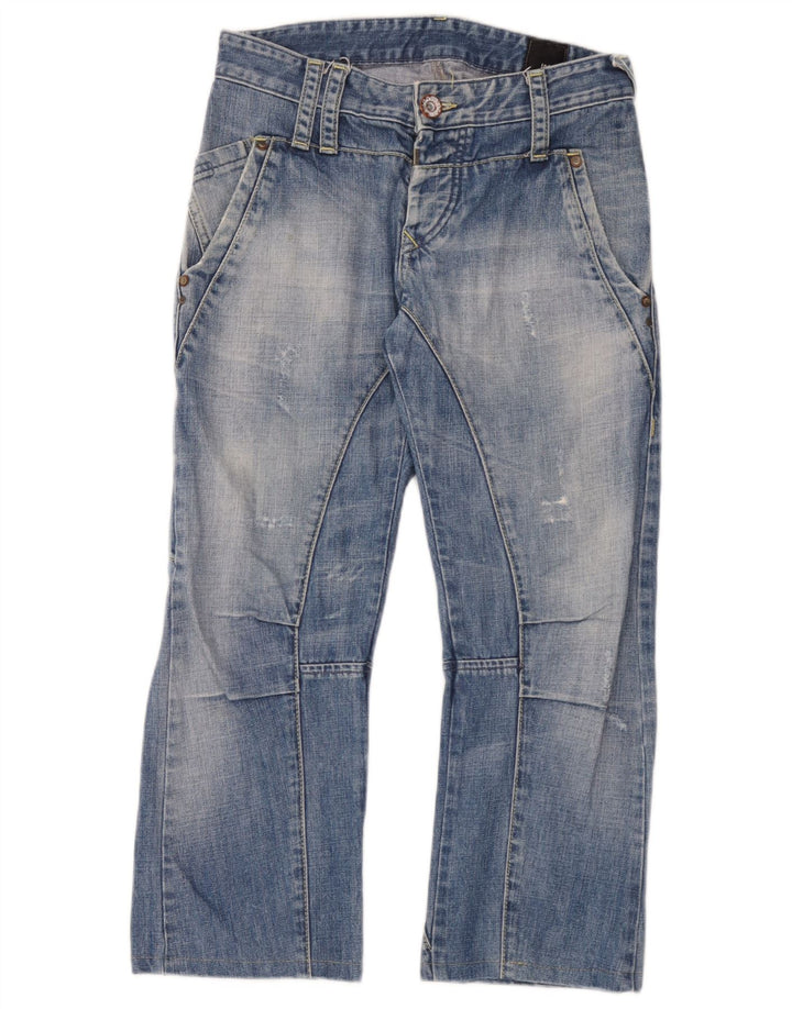 Blugi tăiați Jack & Jones pentru bărbați Cargo Distressed W30 L25 Blue
