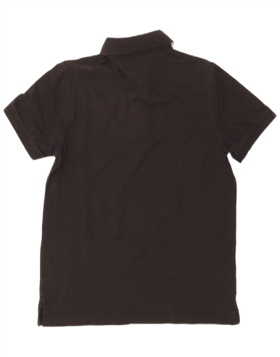 Tricou polo Tommy Hilfiger pentru bărbați, bumbac mediu negru
