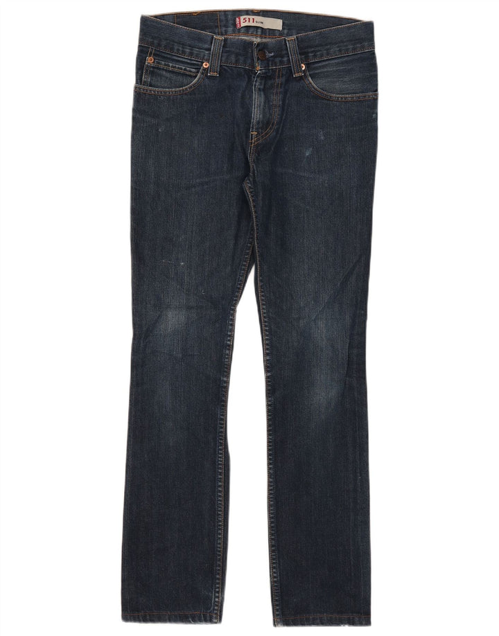 Blugi Levi's 511 Slim pentru femei W32 L29 bleumarin