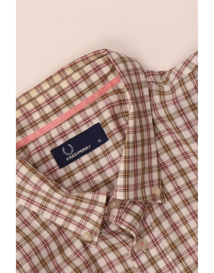 Cămașă cu mânecă scurtă pentru bărbați Fred Perry, XL, multicoloră