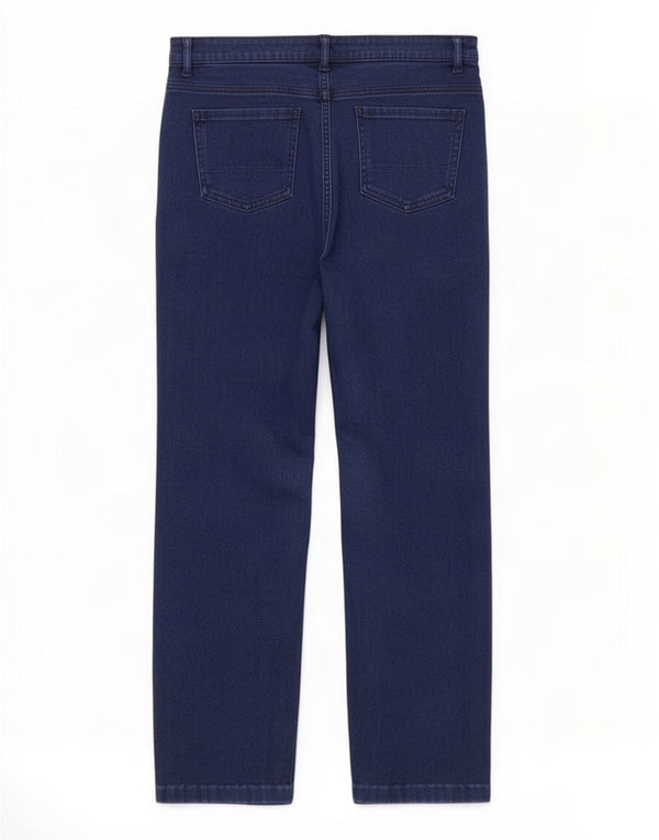 Blugi drepti pentru femei Marks & Spencer UK 16 Large W32 L28 Blue Bumbac