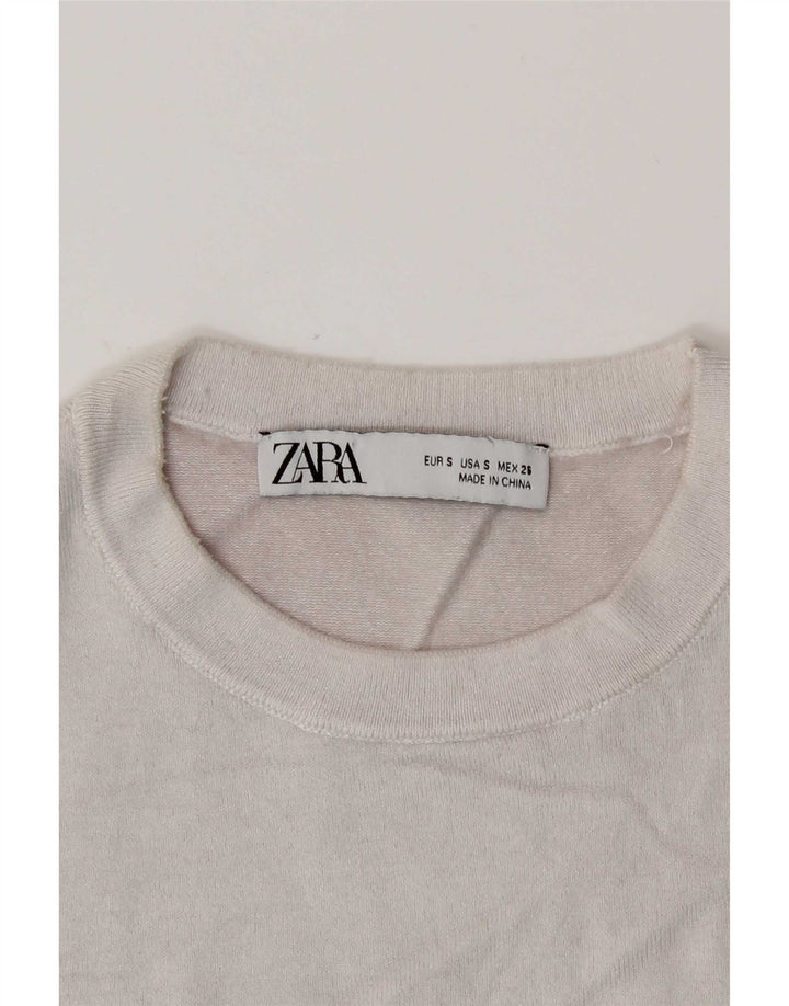 Vestă pentru femei Zara UK 8 Small White