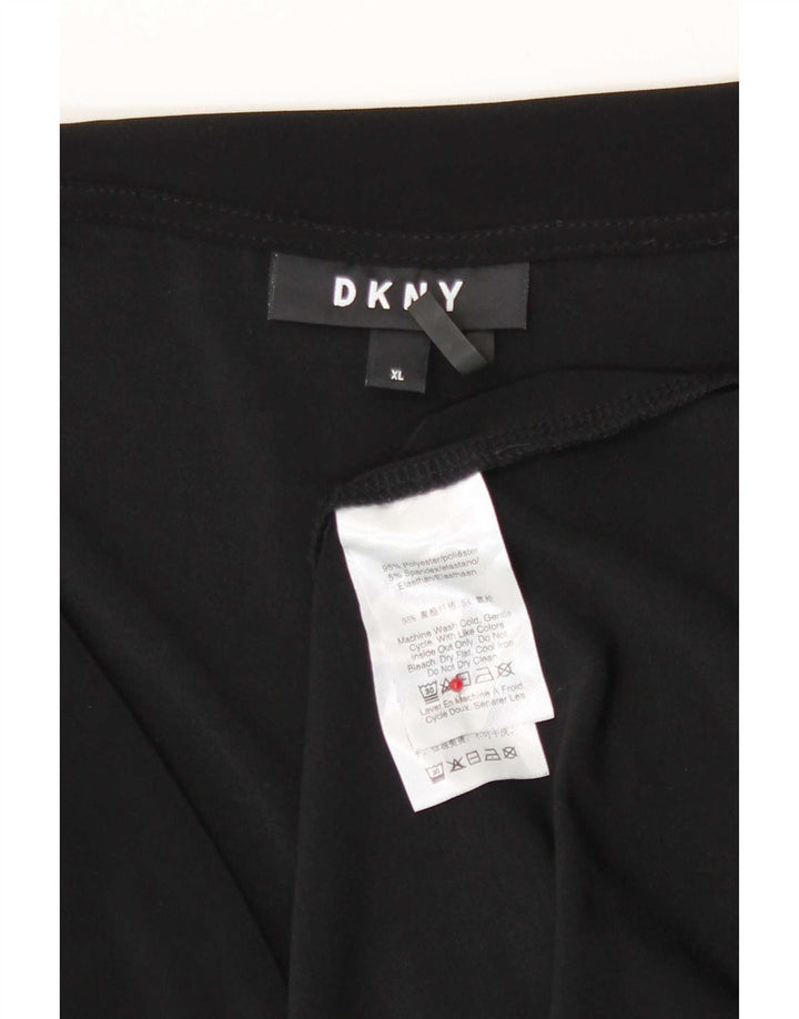 Bluză Dkny pentru femei UK 18 XL Poliester negru
