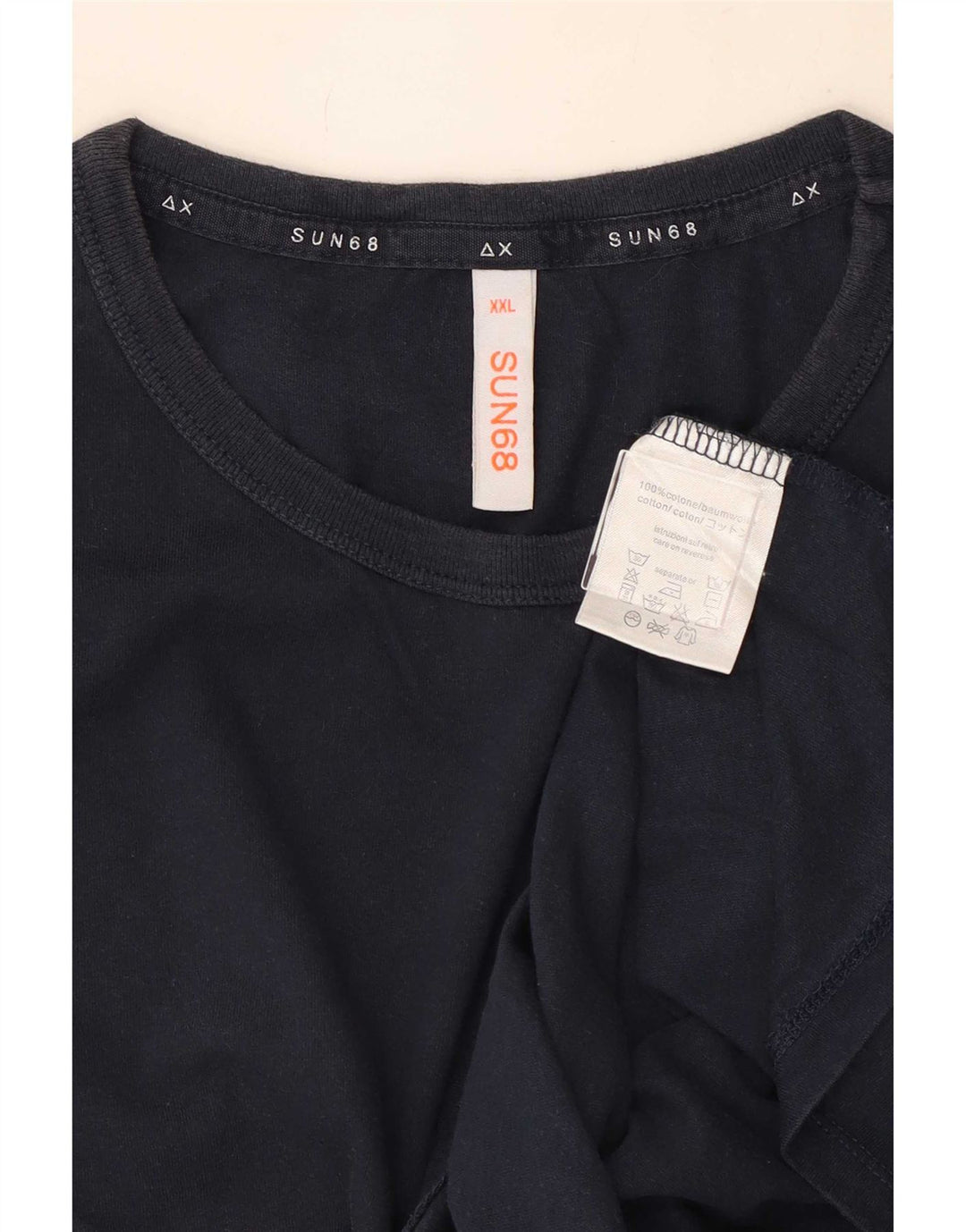 Sun68 Tricou pentru bărbați Top 2XL Bumbac bleumarin